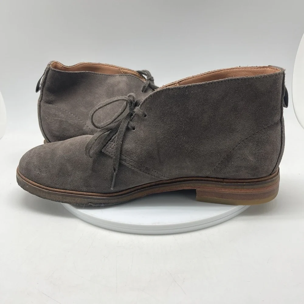 Clarks‎ Clarkdale Boots Mens 11 M Brown Casual Chukka Preppy Ankle Shoes 21621